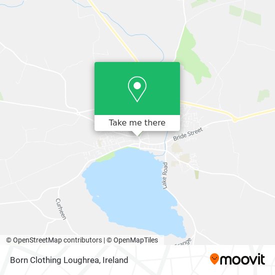 Born Clothing Loughrea map