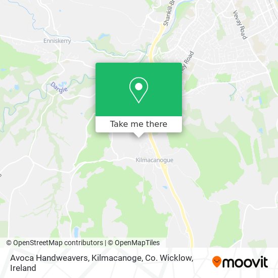 Avoca Handweavers, Kilmacanoge, Co. Wicklow map