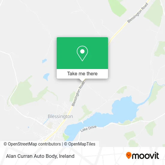 Alan Curran Auto Body map