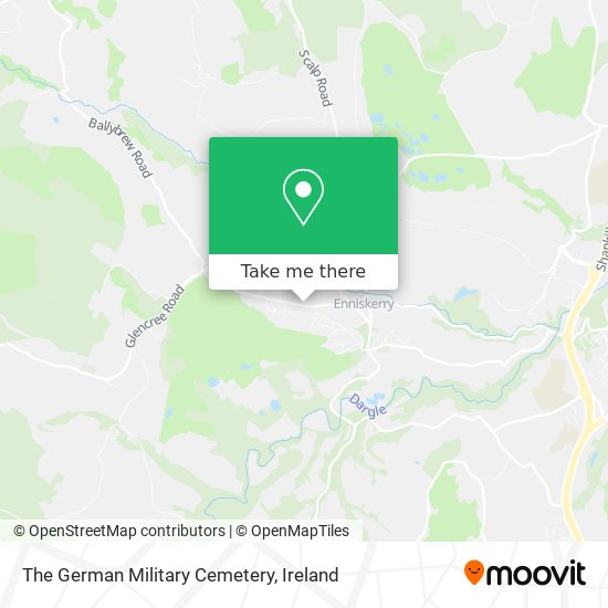 The German Military Cemetery map