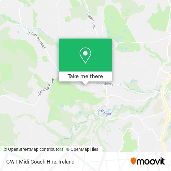 GWT Midi Coach Hire map