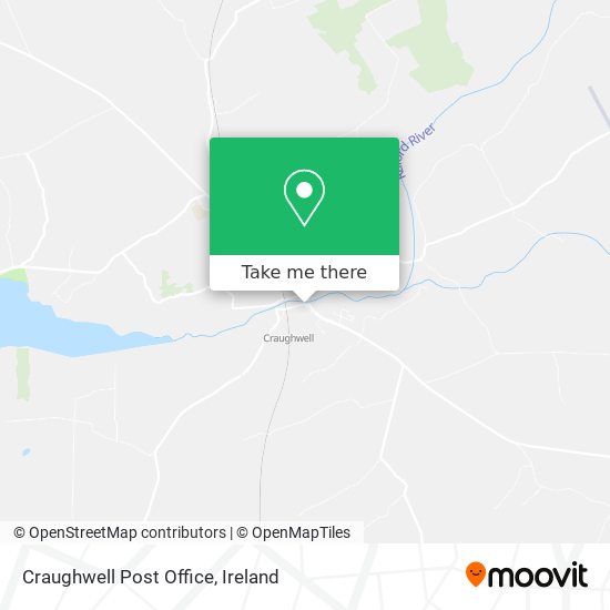 Craughwell Post Office map