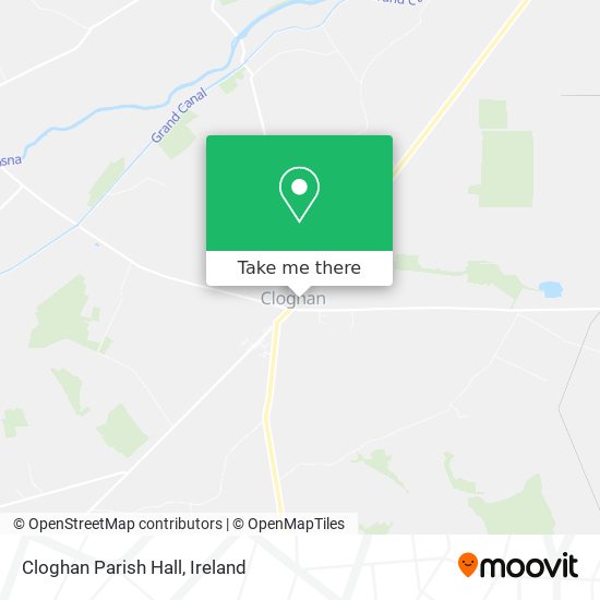 Cloghan Parish Hall map