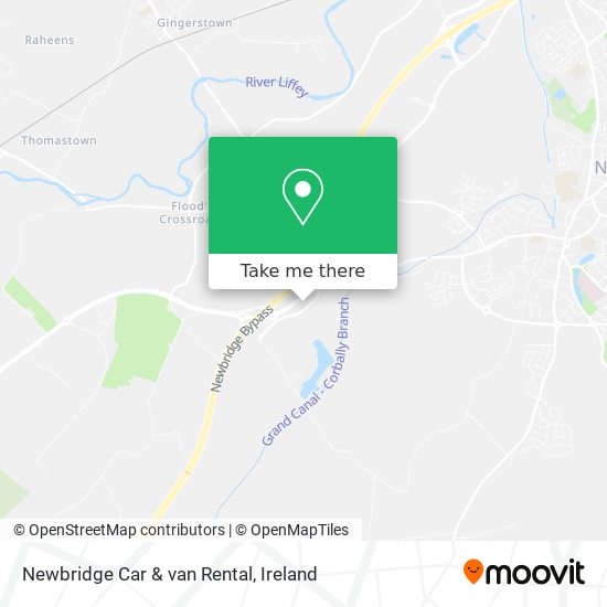 Newbridge Car & van Rental map