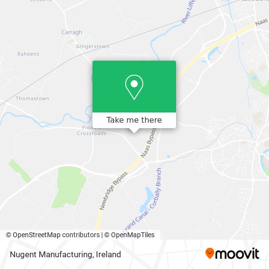 Nugent Manufacturing map