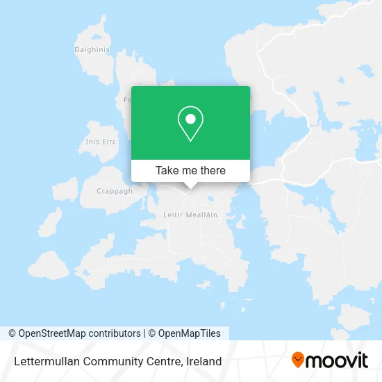 Lettermullan Community Centre map