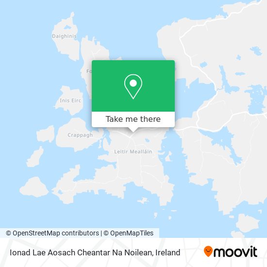 Ionad Lae Aosach Cheantar Na Noilean map