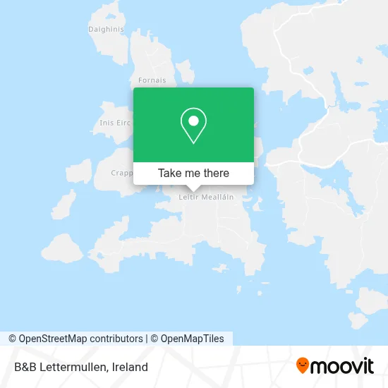 B&B Lettermullen map