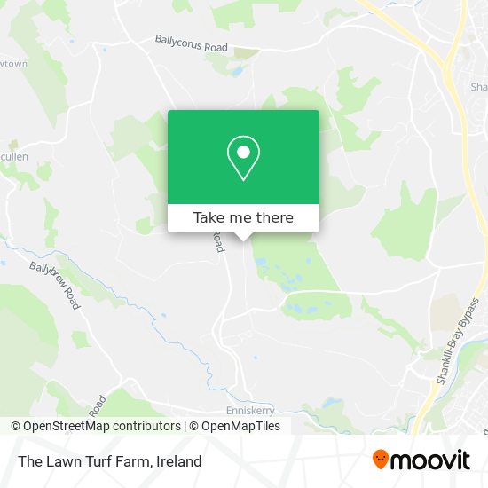 The Lawn Turf Farm map