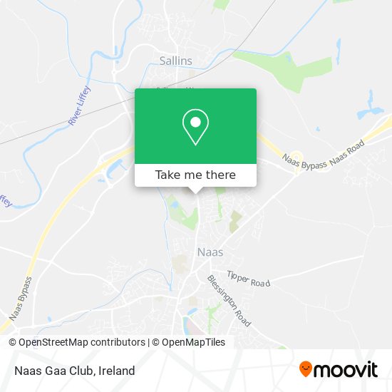 Naas Gaa Club map