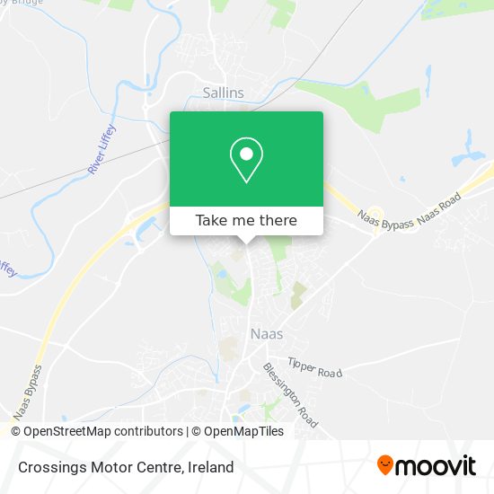 Crossings Motor Centre map