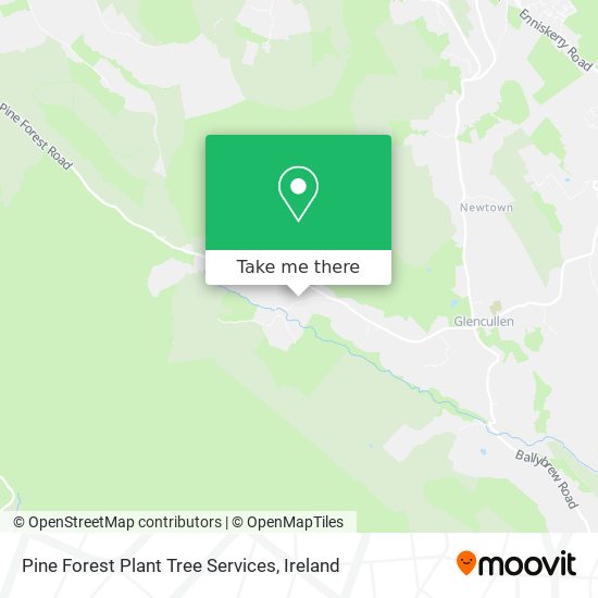 Pine Forest Plant Tree Services map