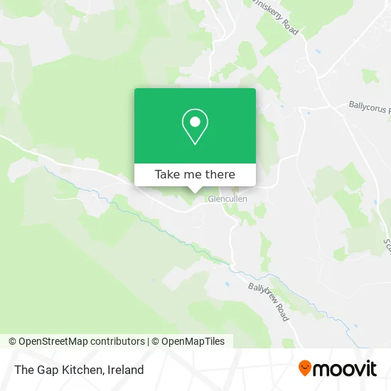 The Gap Kitchen map