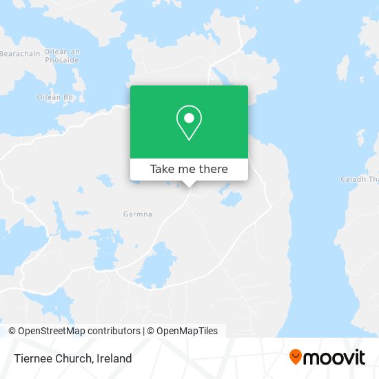 Tiernee Church map