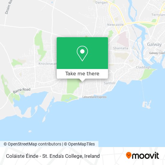 Coláiste Éinde - St. Enda's College map