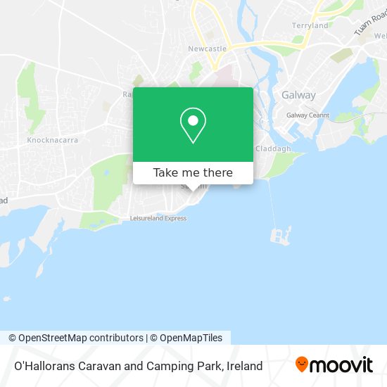 O'Hallorans Caravan and Camping Park plan