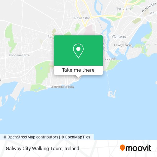 Galway City Walking Tours map