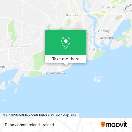 Papa John's Ireland map