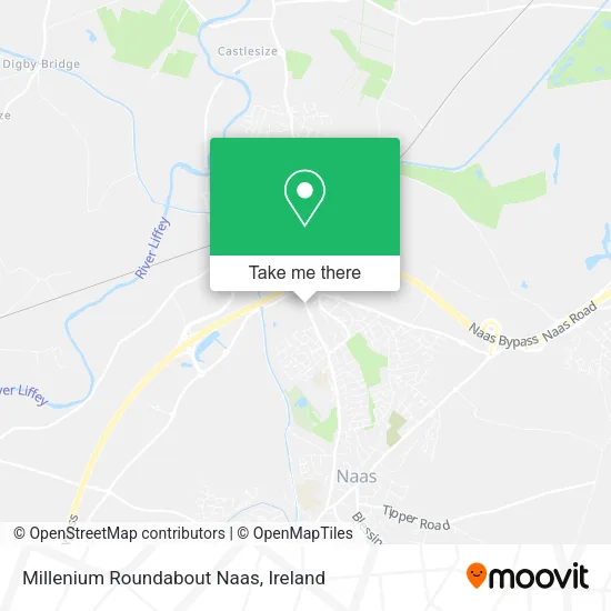 Millenium Roundabout Naas map