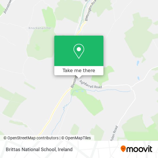 Brittas National School map