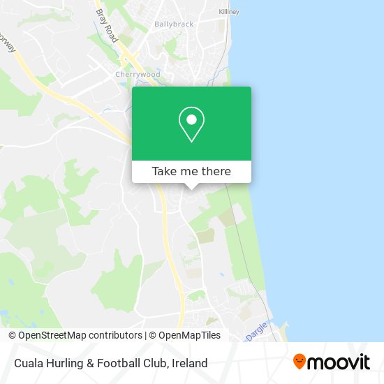 Cuala Hurling & Football Club map