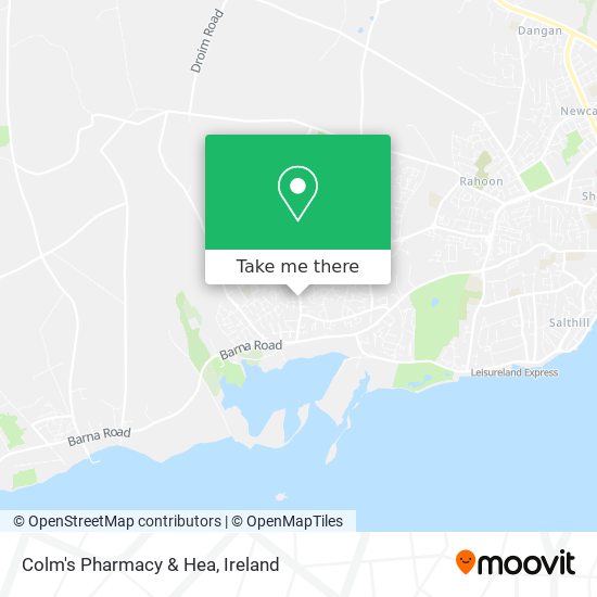 Colm's Pharmacy & Hea map