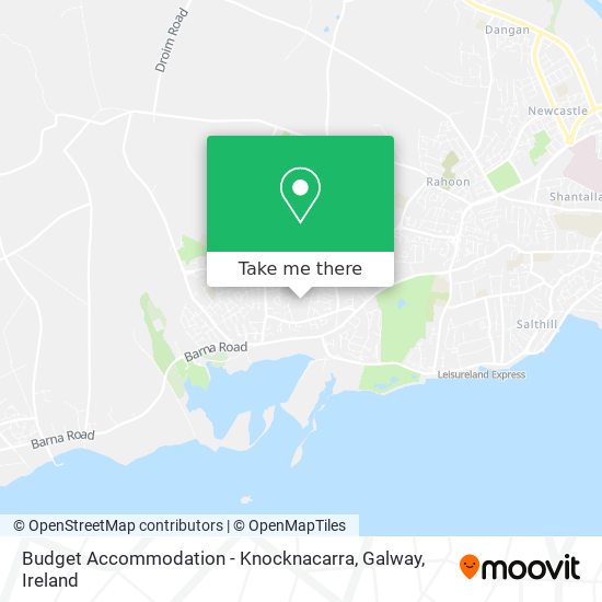 Budget Accommodation - Knocknacarra, Galway plan