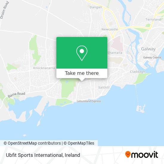 Ubfit Sports International map