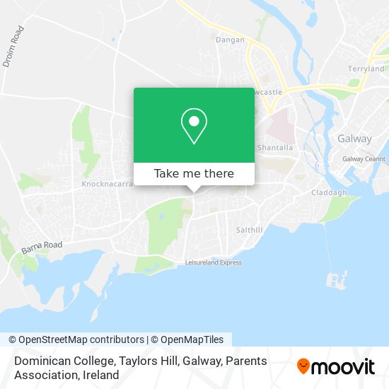 Dominican College, Taylors Hill, Galway, Parents Association map