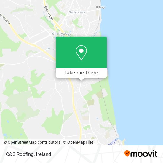 C&S Roofing map