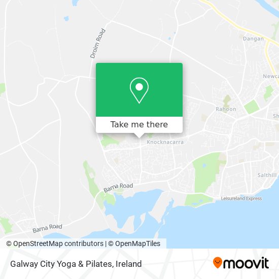 Galway City Yoga & Pilates map