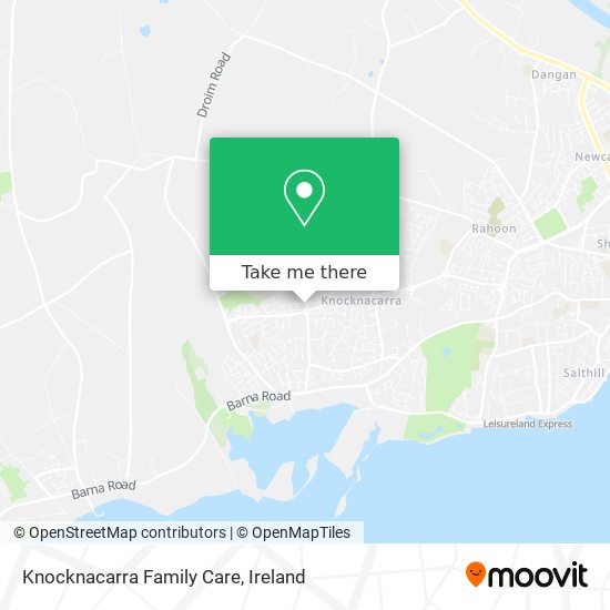 Knocknacarra Family Care map