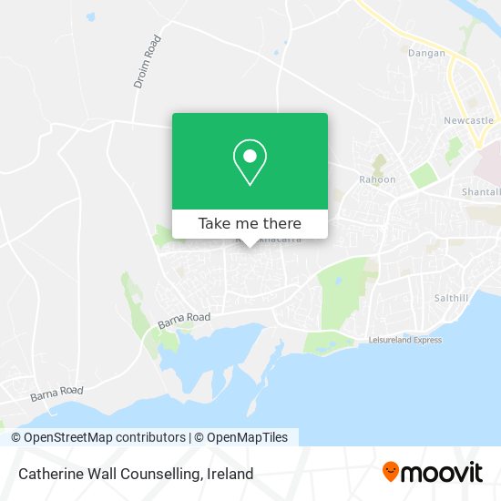 Catherine Wall Counselling map