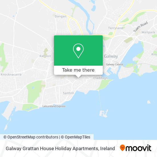 Galway Grattan House Holiday Apartments map