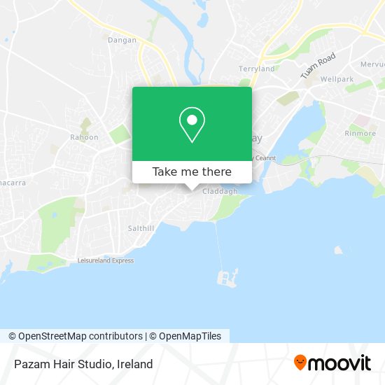 Pazam Hair Studio map