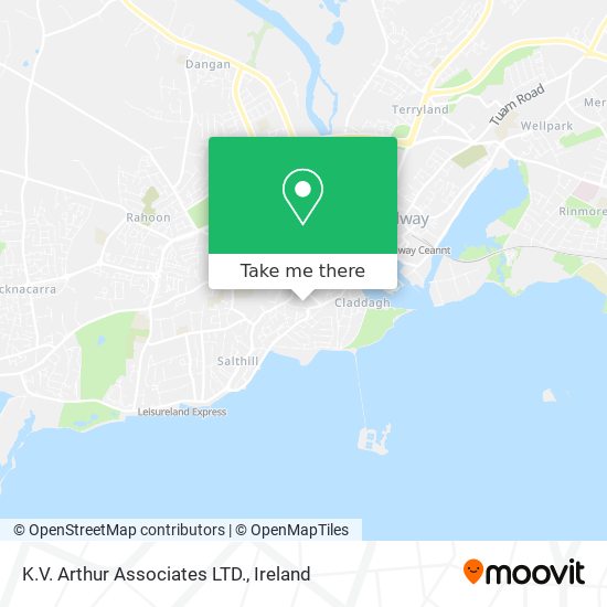 K.V. Arthur Associates LTD. map