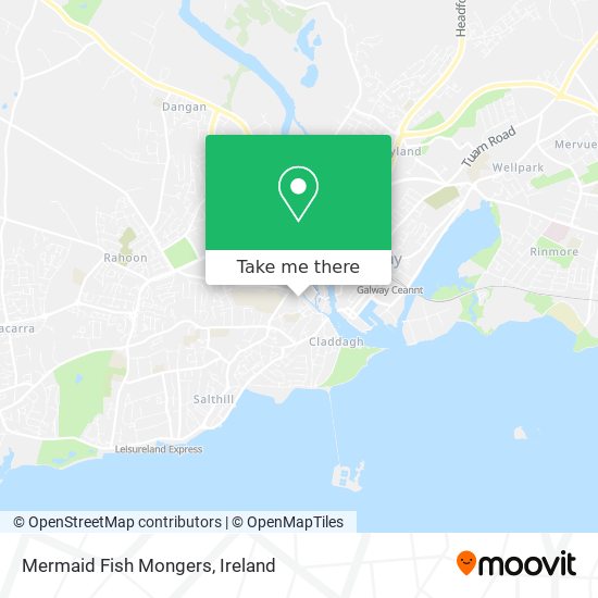 Mermaid Fish Mongers map