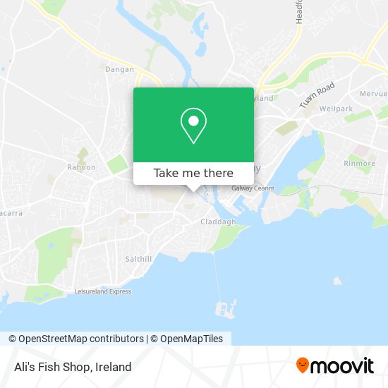 Ali's Fish Shop map