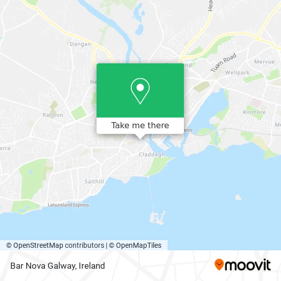 Bar Nova Galway map