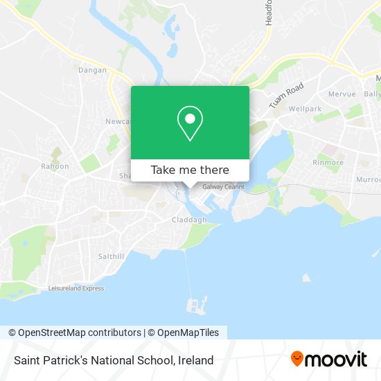 Saint Patrick's National School map