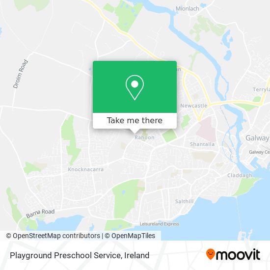 Playground Preschool Service map