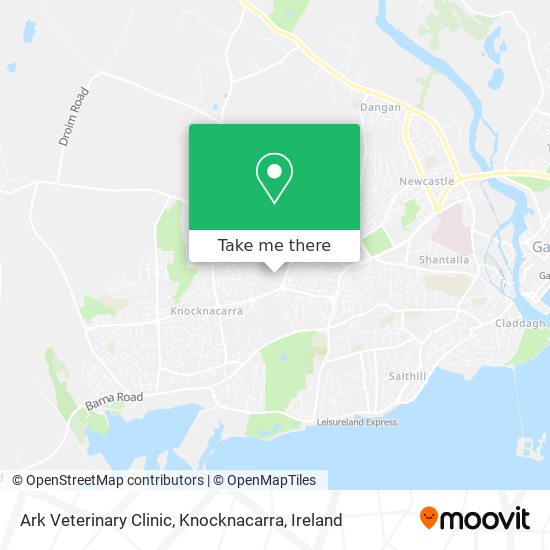 Ark Veterinary Clinic, Knocknacarra map