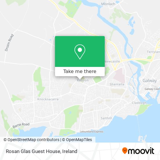 Rosan Glas Guest House map