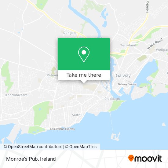 Monroe's Pub map