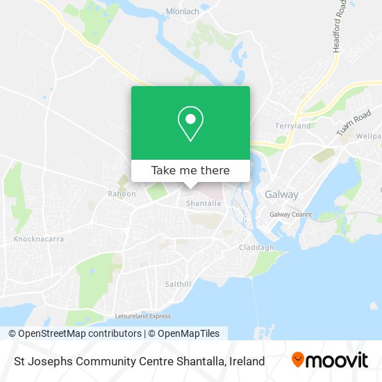St Josephs Community Centre Shantalla map