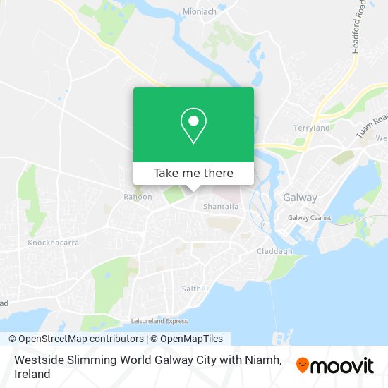 Westside Slimming World Galway City with Niamh map