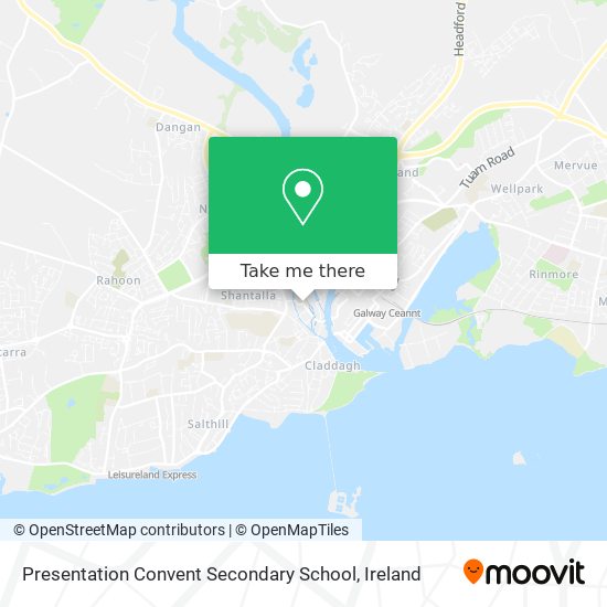 Presentation Convent Secondary School map