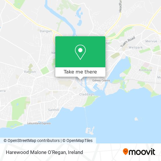 Harewood Malone O'Regan map