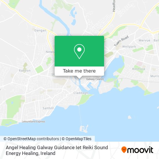 Angel Healing Galway Guidance Iet Reiki Sound Energy Healing map