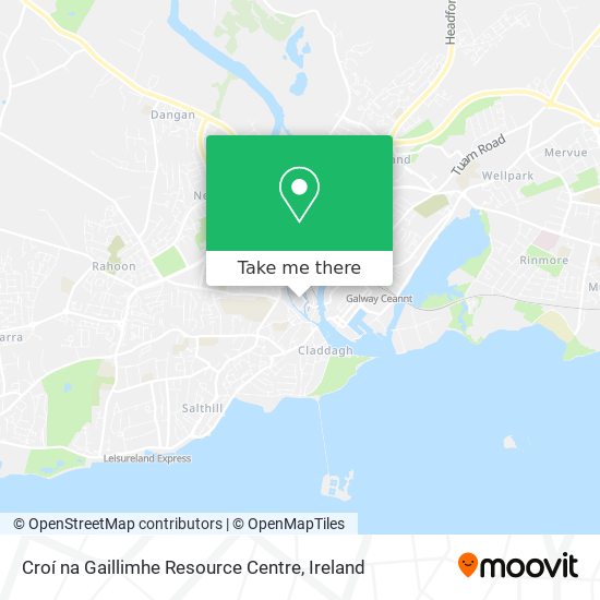 Croí na Gaillimhe Resource Centre map
